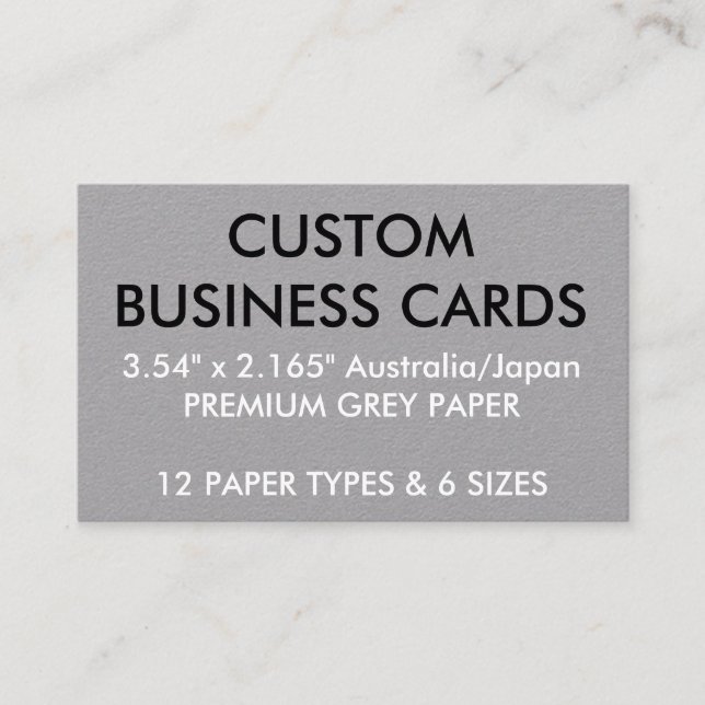 Tarjeta De Visita Plantilla en blanco personalizada personalizado de (Anverso)