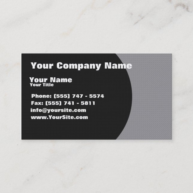 Tarjeta De Visita Plantilla metalizado de la fusión (Anverso)