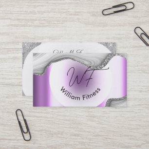 Tarjeta De Visita Plantilla minimalista elegante editable con gotas 