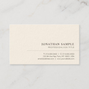 Tarjeta De Visita Plantilla minimalista elegante moderna profesional