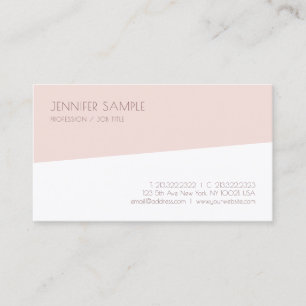 Tarjeta De Visita Plantilla Minimalista elegante profesional