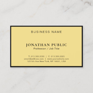 Tarjeta De Visita Plantilla Minimalista Moderna Elegante En Negro Y 