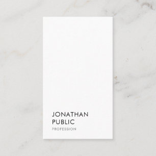 Tarjeta De Visita Plantilla minimalista moderna elegante profesional