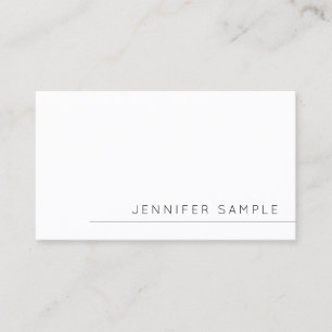 Tarjeta De Visita Plantilla minimalista moderna personalizada Cuto e