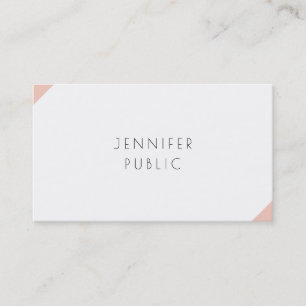 Tarjeta De Visita Plantilla minimalista moderna profesional elegante