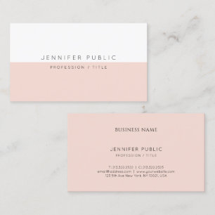 Tarjeta De Visita Plantilla Minimalista moderna y elegante profesion