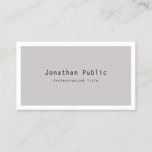 Tarjeta De Visita Plantilla Minimalista moderna y sofisticada