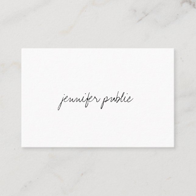 Tarjeta De Visita Plantilla moderna creativa profesional de la (Anverso)