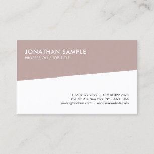 Tarjeta De Visita Plantilla moderna de diseño elegante profesional