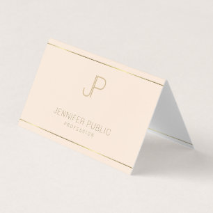 Tarjeta De Visita Plantilla moderna de diseño simple profesional ele