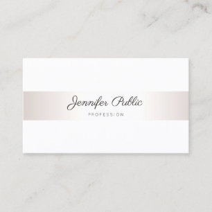 Tarjeta De Visita Plantilla moderna elegante simple profesional