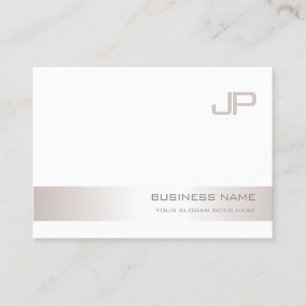 Tarjeta De Visita Plantilla monogramada profesional moderna elegante