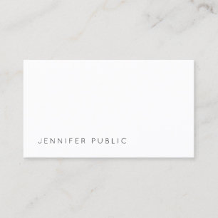 Tarjeta De Visita Plantilla profesional de diseño simple y elegante
