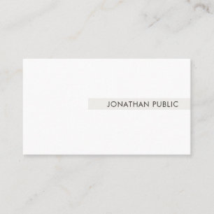 Tarjeta De Visita Plantilla profesional de diseño simple y elegante