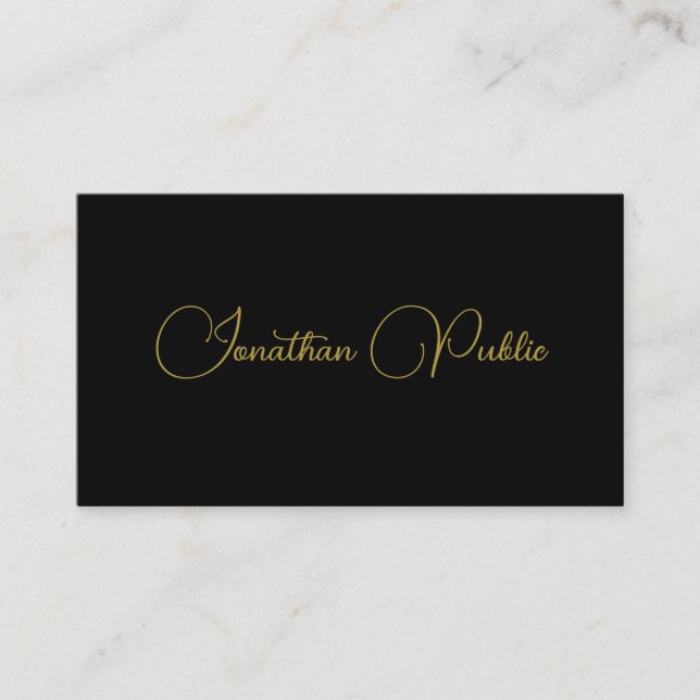 Tarjeta De Visita Plantilla Profesional De Guión De personalizado Ne (Anverso)