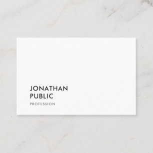 Tarjeta De Visita Plantilla profesional elegante Minimalista moderna