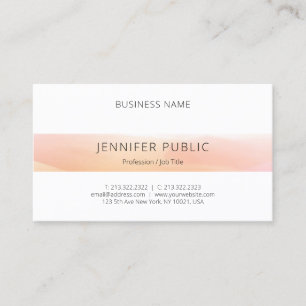 Tarjeta De Visita Plantilla profesional elegante moderna Minimalista