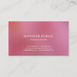Tarjeta De Visita Plantilla profesional elegante moderna Minimalista