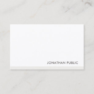 Tarjeta De Visita Plantilla profesional elegante moderna Minimalista