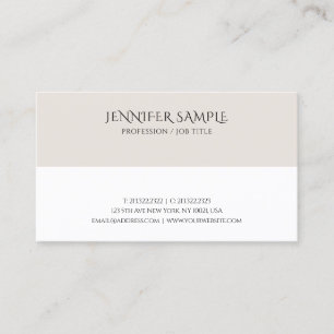 Tarjeta De Visita Plantilla profesional elegante moderna simple