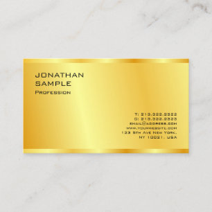 Tarjeta De Visita Plantilla profesional elegante y moderna de aspect