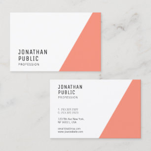 Tarjeta De Visita Plantilla profesional elegante y personalizada