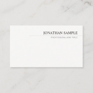 Tarjeta De Visita Plantilla Profesional Minimalista Moderna y Elegan