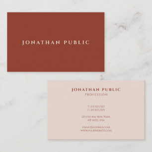 Tarjeta De Visita Plantilla profesional moderna de diseño elegante