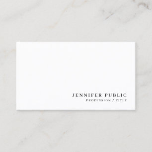 Tarjeta De Visita Plantilla Profesional Moderna Elegante Simple y Es