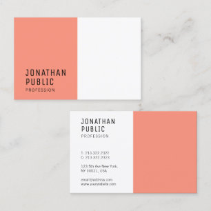 Tarjeta De Visita Plantilla profesional moderna y elegante