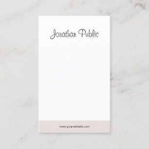 Tarjeta De Visita Plantilla Profesional Moderno Minimalista Elegante