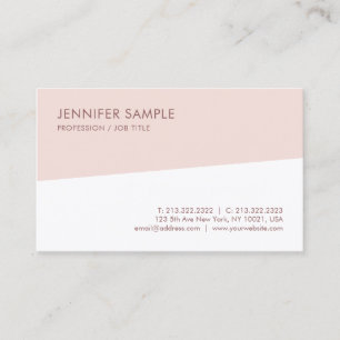 Tarjeta De Visita Plantilla profesional simple moderna elegante de