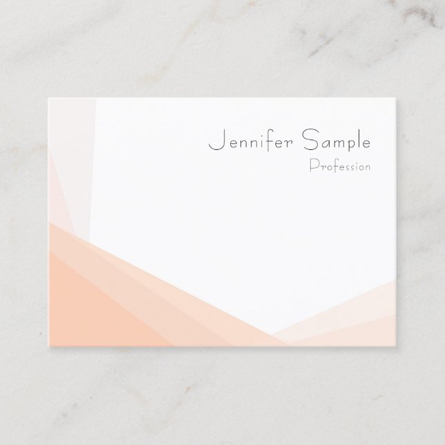 Tarjeta De Visita Plantilla profesional simple moderna Minimalista (Anverso)