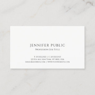 Tarjeta De Visita Plantilla profesional simple moderna Minimalista