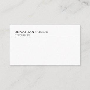 Tarjeta De Visita Plantilla profesional simple y elegante Personaliz