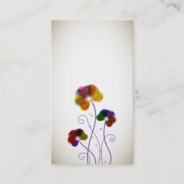 Tarjeta De Visita Plantilla respetuosa del medio ambiente de la (Anverso)