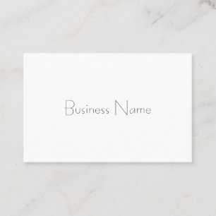Tarjeta De Visita Plantilla simple a la moda Profesional Elegante Mo
