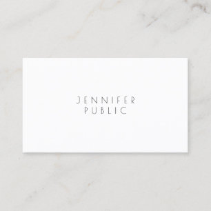 Tarjeta De Visita Plantilla simple elegante diseño profesional moder