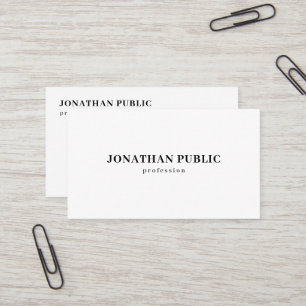 Tarjeta De Visita Plantilla Simple Moderna Elegante Profesional