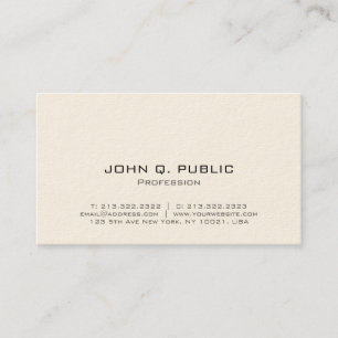 Tarjeta De Visita Plantilla simple moderna profesional personalizada