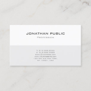 Tarjeta De Visita Plantilla simple profesional moderna creativa supe
