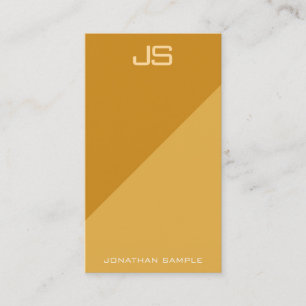 Tarjeta De Visita Plantilla vertical de monograma profesional modern