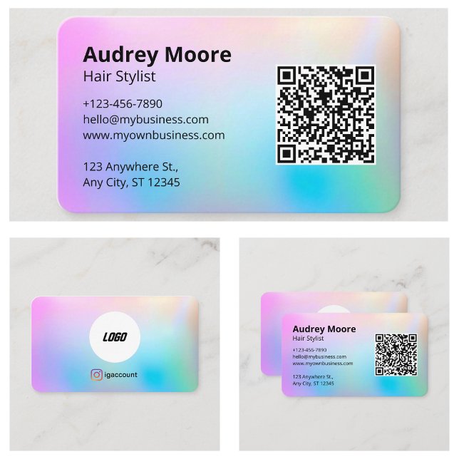 Tarjeta De Visita Plantillas de Hair Stylist (Hair Stylist Templates Business Card
)