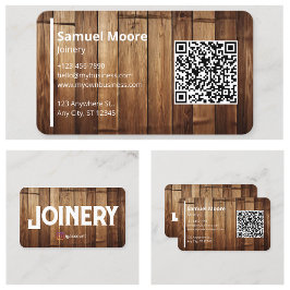 Tarjeta De Visita Plantillas de unión Diseño Carpinteros