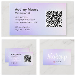 Tarjeta De Visita Plantillas para Maquilladores