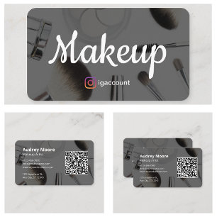 Tarjeta De Visita Plantillas para Maquilladores