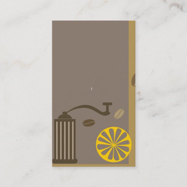 Tarjeta De Visita plantillas profesionales y lindas frescas de la (Anverso)