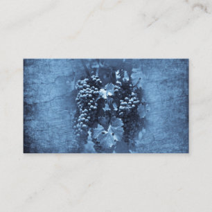 Tarjeta De Visita Plaster de uvas azules vintage