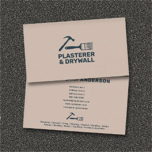 Tarjeta De Visita Plasterer y Drywall