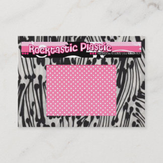 Tarjeta De Visita Plástico de Rocktastic